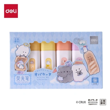 Bút dạ quang DELI KID set highlight họa tiết nhiều màu, dễ thương cho học sinh và văn phòng - giá 20.000 8 Bút dạ quang DELI KID set highlight họa tiết nhiều màu, dễ thương cho học sinh và văn phòng - giá 20.000 8