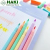 Bút dạ quang HAKI 6 màu B12 ngòi brush viết calligraphy dễ thương - Giá 6.044 VND 3
