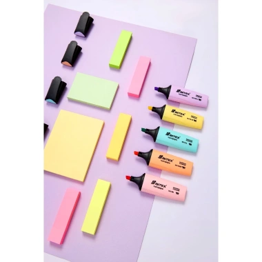 Bút dạ quang highlight Bitex HL05 Pastel nhiều màu - Giá 9.900 VND, giảm 20%