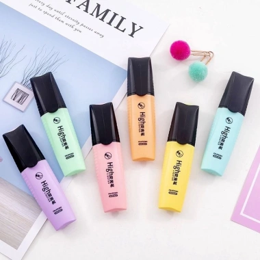 Bút Dạ Quang Highlight Đánh Dấu Màu Pastel - Giá chỉ 12.000đ, giảm từ 15.240đ, màu sắc nhẹ nhàng, bút mực lâu trôi