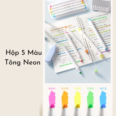 Bút Dạ Quang Highlight Pastel Enmy 2 Đầu Tiện Dụng – Giá Ưu Đãi 58k