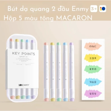 Bút Dạ Quang Highlight Pastel Enmy 2 Đầu Tiện Dụng – Giá Ưu Đãi 58k 10 Bút Dạ Quang Highlight Pastel Enmy 2 Đầu Tiện Dụng – Giá Ưu Đãi 58k 10