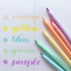 Bút dạ quang ngòi brush calligraphy 6 màu dễ thương - Giá chỉ 20.000₫, giảm từ 24.200₫ 5