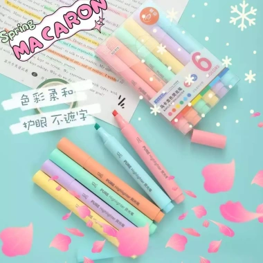 Bút dạ quang ngòi brush calligraphy 6 màu dễ thương - Giá chỉ 20.000₫, giảm từ 24.200₫ 9 Bút dạ quang ngòi brush calligraphy 6 màu dễ thương - Giá chỉ 20.000₫, giảm từ 24.200₫ 9