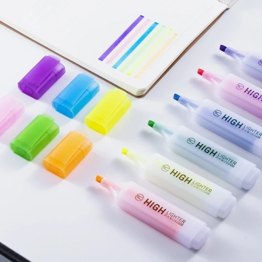 Bút dạ quang nhiều màu khô nhanh macaron doodle dùng cho sổ tay - Giá 7.510 VND 6