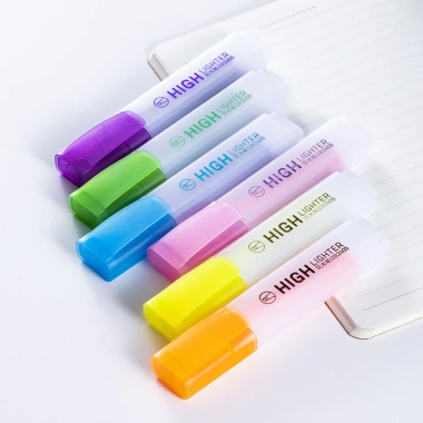 Bút dạ quang nhiều màu khô nhanh macaron doodle dùng cho sổ tay - Giá 7.510 VND 8