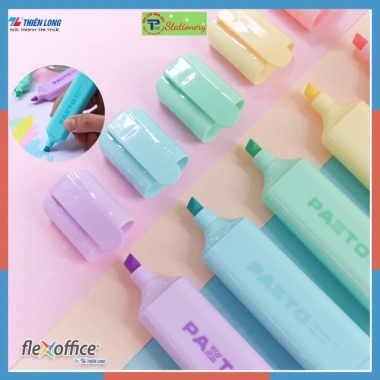 Bút dạ quang Pastel Thiên Long Flexoffice FO-HL009/VN - Rửa được, Giá 14.000đ