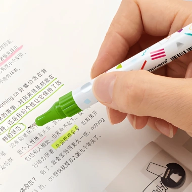 Bút đánh dấu 2 đầu cute pastel huỳnh quang Hàn Quốc – Nhiều màu, sổ tay, 3.750₫