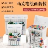 Bút đánh dấu 2 đầu đa năng - Acrylic, màu nước, hightlight, xếp chồng, chỉ 30.000đ 7