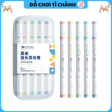 Bút Đánh Dấu 2 Đầu Hopkids Highlight Pastel Light - Trang Trí Bullet Journal, Giá 35.000 VND (Giảm từ 44.100 VND) 6