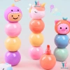 Bút đánh dấu 3 trong 1 mini dạ quang, highlight, bút nhớ - Hình ngộ nghĩnh, chỉ 35k