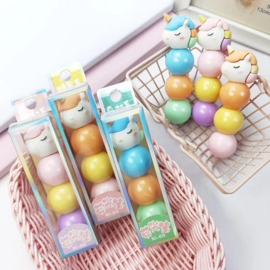 Bút đánh dấu 3 trong 1 mini dạ quang, highlight, bút nhớ - Hình ngộ nghĩnh, chỉ 35k 2