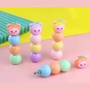 Bút đánh dấu 3 trong 1 mini dạ quang, highlight, bút nhớ - Hình ngộ nghĩnh, chỉ 35k 10