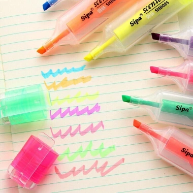 Bút đánh dấu highlight 7 màu dễ thương - Giá chỉ 30.000đ, giảm giá siêu sốc