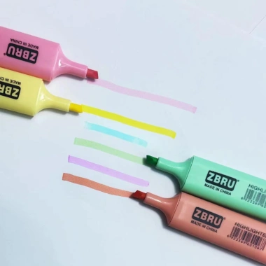 Bút Đánh Dấu Highlight Combo 6 Cây Màu Pastel, Không Lem, Giá ưu đãi 6.000₫