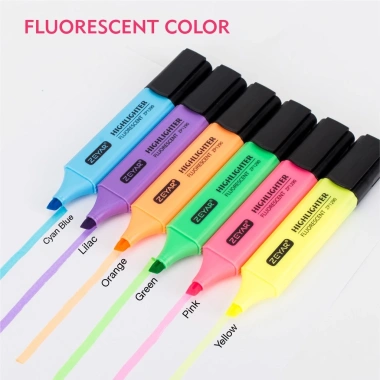 Bút đánh dấu highlight dạ quang 18 màu - Giá chỉ 5.782₫, giảm 22% ngay hôm nay