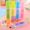 Bút đánh dấu highlight dạ quang 6 màu BD01 - Giá chỉ 8.999 VNĐ, màu sắc rực rỡ