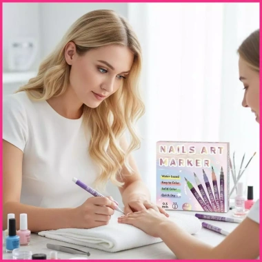 Bút Đánh Dấu Móng Tay 12 Miếng Nhanh Sương Mù - Lót Sơn, Trẻ Em & Người Mới 7