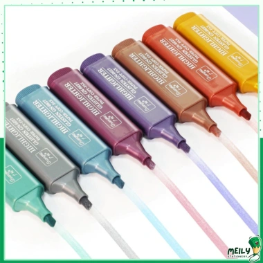 Bút đánh dấu mực lấp lánh pastel HI18 khổ lớn Nhũ ánh kim giá chỉ 18.400₫ 2