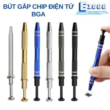 Bút gắp chip điện tử BGA chống trượt - Nhíp gắp đá quý kim cương 4 ngạnh, giảm còn 28.800₫