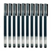 Bút Gel 0.5mm Dung Tích Cao 1/10Pc Đen/Xanh/Đỏ Refillless Học Sinh Văn Phòng 9