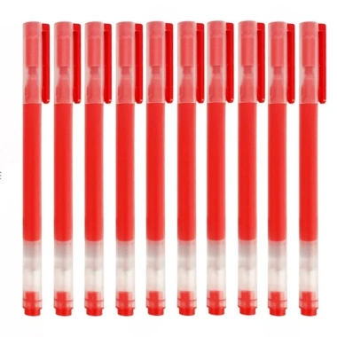 Bút Gel 0.5mm Dung Tích Cao 1/10Pc Đen/Xanh/Đỏ Refillless Học Sinh Văn Phòng 10 Bút Gel 0.5mm Dung Tích Cao 1/10Pc Đen/Xanh/Đỏ Refillless Học Sinh Văn Phòng 10