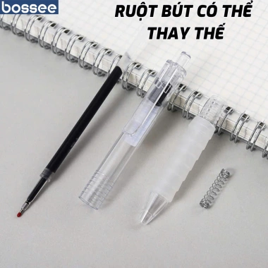 Bút Gel 0.5mm Set 5/10 Viết Nhanh Khô Mượt Mà - 3 Màu Đen Xanh Đỏ, Giá 10.000đ 2