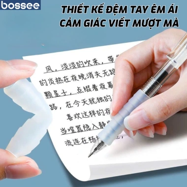 Bút Gel 0.5mm Set 5/10 Viết Nhanh Khô Mượt Mà - 3 Màu Đen Xanh Đỏ, Giá 10.000đ 3