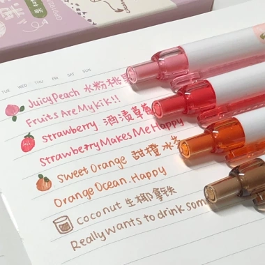 Bút Gel 0.5mm St Nib Nhanh Khô Đa Năng Nhiều Màu - Trái Cây Thơm Giá 79.200₫ 3