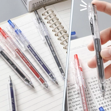 Bút Gel 0.5mm Tinh Nhanh, Đen/Xanh/Đỏ - Nib Văn Phòng Chữ Ký, Giá Ưu Đãi 29,403₫