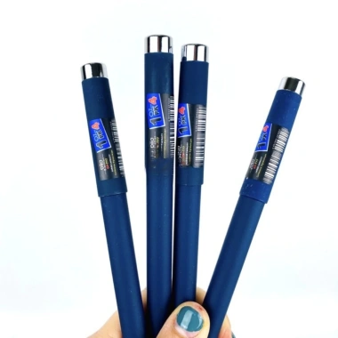 Bút Gel 0.7mm Mực Xanh Đen Thân Cao Su Viết Êm, Học Sinh & Văn Phòng - Giá 37K 10