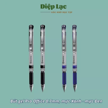 Bút gel 0.7mm ProOffice GP901 12 chiếc - Viết trơn mượt, ký văn phòng, giảm giá 22% - Diệu Lạc 2
