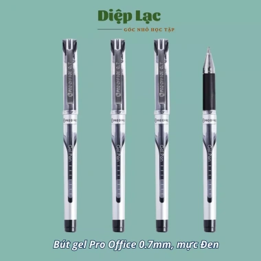 Bút gel 0.7mm ProOffice GP901 12 chiếc - Viết trơn mượt, ký văn phòng, giảm giá 22% - Diệu Lạc 4