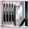 Bút Gel Bấm Cầm Mây Êm Ái Hộp 5 Cây Ngòi 0.5mm Mực Đen/Xanh Khô Nhanh Viết Mượt Không Lem Giá 20.000 VND