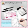 Bút Gel Bấm Cầm Mây Êm Ái Hộp 5 Cây Ngòi 0.5mm Mực Đen/Xanh Khô Nhanh Viết Mượt Không Lem Giá 20.000 VND 3