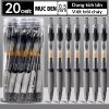 Bút Gel Bấm Cao Cấp Mesibo 0.5mm Siêu Mịn - Mực Đen Dung Lượng Lớn, Thiết Kế Đẹp Bền Chắc Dành Cho Học Sinh 10