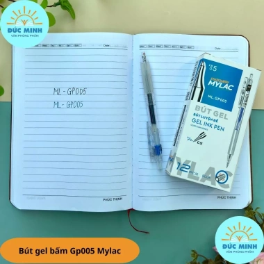 Bút gel bấm luyện đề Mylac GP005 đệm êm tay, viết trơn, ruột thay thế, 30.400₫ 9 Bút gel bấm luyện đề Mylac GP005 đệm êm tay, viết trơn, ruột thay thế, 30.400₫ 9