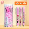 Bút Gel Bấm Mực Xanh Tím 0.5mm - Tẩy Xóa Được, Hộp 20 Bút, Viết Êm Nét Đẹp cho Học Sinh Tiểu Học - 35.000 VND 10