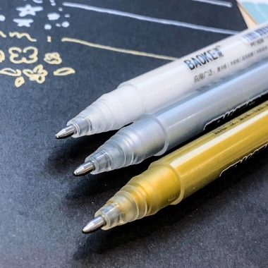 Bút Gel BAOKE Trắng Ngòi 1.0mm - Đánh Giá Cao, Giá Khuyến Mãi 23.500 VND