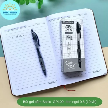Bút gel Basic CÁ TÍNH Classmate gp109 - Mực không thấm nước, viết trơn, vpp Diệp Lạc, giá 27.360₫