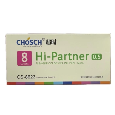 Bút Gel Chosch 8.623 Xanh/Tím 12 cây - Độ bền cao, viết mượt, giảm giá 62.000 VND 3