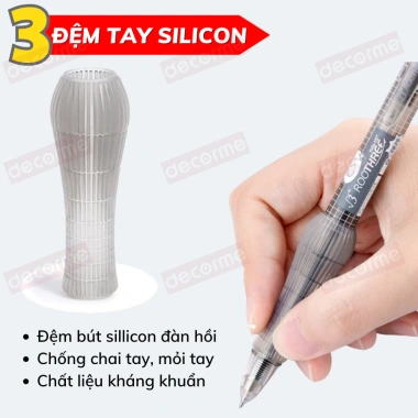 Bút gel công thái học M67 DecorMe - Ngòi 360° đàn hồi, giảm áp lực 5x, viết êm nhẹ, chỉ 54.700 VND 4