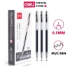 Bút Gel Deli A623 0.5mm Suốt - Mực Đen Nhanh Khô, Viết Êm Trơn, Giá 12.000 đồng