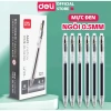 Bút Gel Deli A623 0.5mm Suốt - Mực Đen Nhanh Khô, Viết Êm Trơn, Giá 12.000 đồng 2