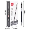 Bút Gel Deli A623 0.5mm Suốt - Mực Đen Nhanh Khô, Viết Êm Trơn, Giá 12.000 đồng 6