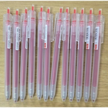 Bút gel Deli G118 0.5mm – Nét mượt xanh, đen, đỏ, giá ưu đãi 65.000₫ cho học sinh, sinh viên
