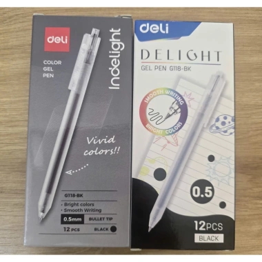 Bút gel Deli G118 0.5mm – Nét mượt xanh, đen, đỏ, giá ưu đãi 65.000₫ cho học sinh, sinh viên 10 Bút gel Deli G118 0.5mm – Nét mượt xanh, đen, đỏ, giá ưu đãi 65.000₫ cho học sinh, sinh viên 10