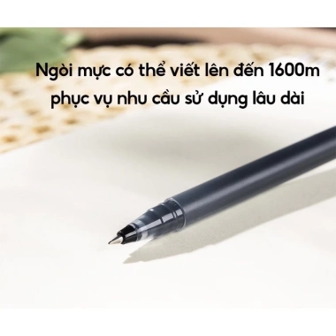 Bút Gel Deli G16-BK 0.5mm - Ống mực siêu to, viết 1.600m, giá ưu đãi 41.200₫ 5