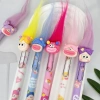 Bút gel đen hoạt hình bộ 4 cho sinh viên - Kiểu dễ thương, tóc búp bê, giá 32.000₫ 2