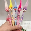 Bút gel đen hoạt hình bộ 4 cho sinh viên - Kiểu dễ thương, tóc búp bê, giá 32.000₫ 3